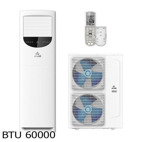 3 کولر گازی ایستاده ایوولی 60000 - Image 1